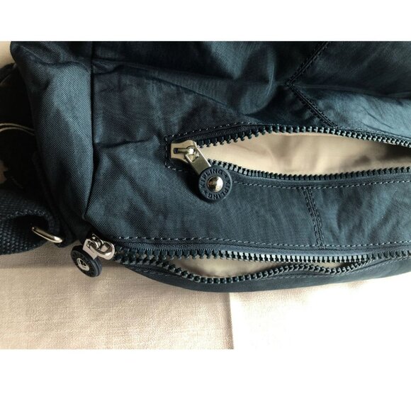 brand new Kipling vintage crossbody bag Reth navy deep blue medium - Picture 9 of 12